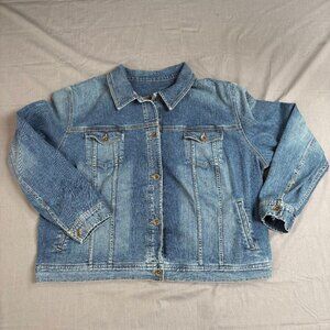 Lauren Jeans Co. Premium Denim Jacket. Women's Size 3X